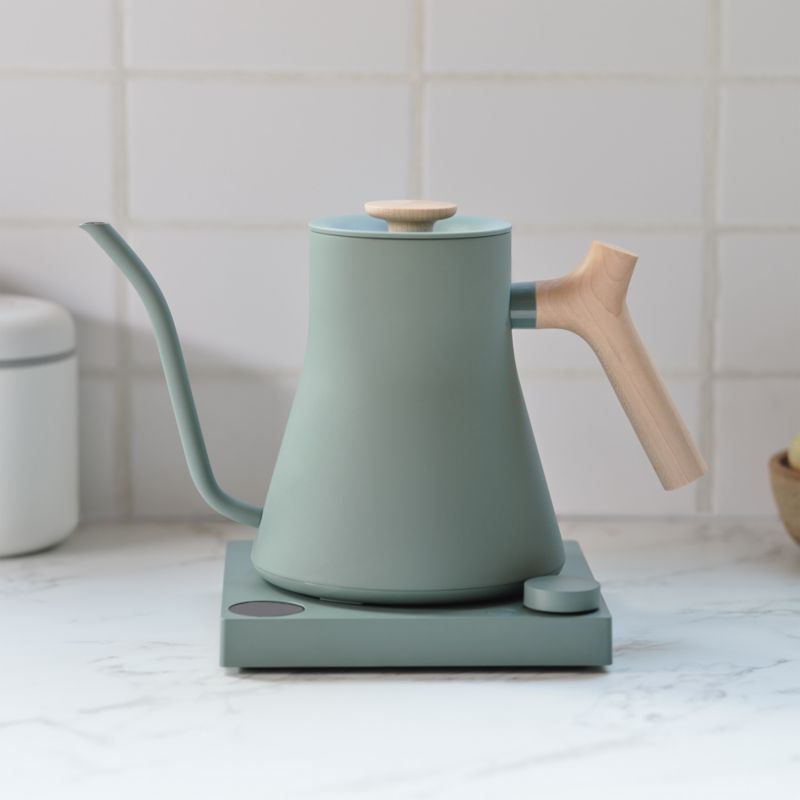 Fellow Stagg EKG Pro Electric Kettle Smoke Green with Maple Accents - image 4 of 10