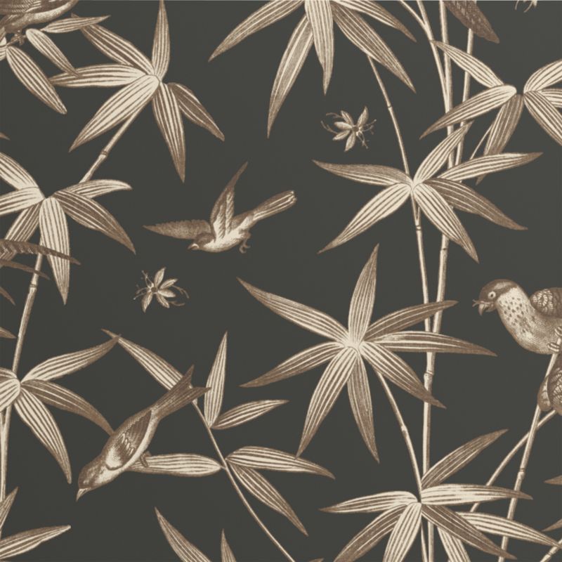 Finch Ficus Green Botanical Wallpaper - image 2 of 3