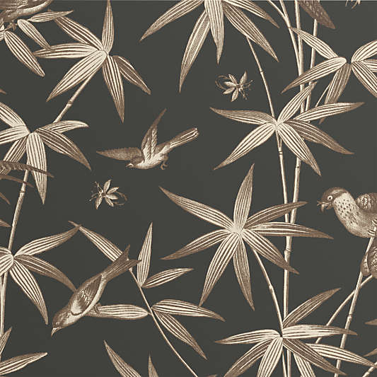 Finch Ficus Green Botanical Wallpaper