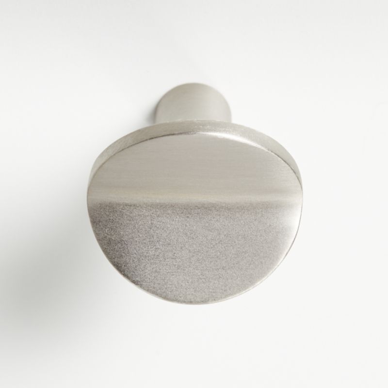 Brushed Nickel Fold Knob