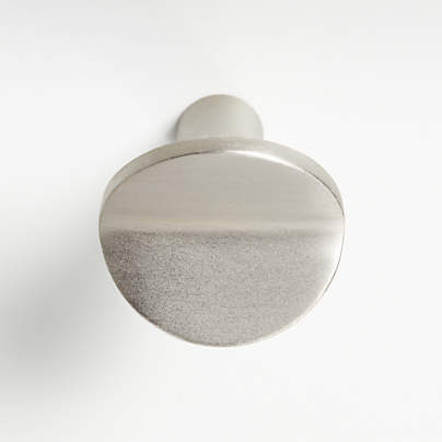 Brushed Nickel Fold Knob