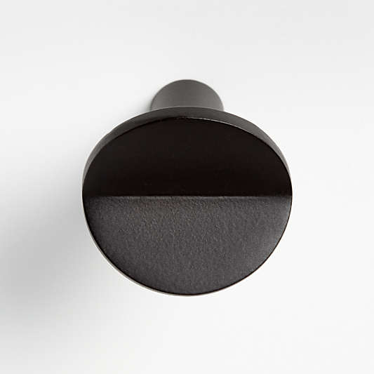 Fold Matte Black Knob