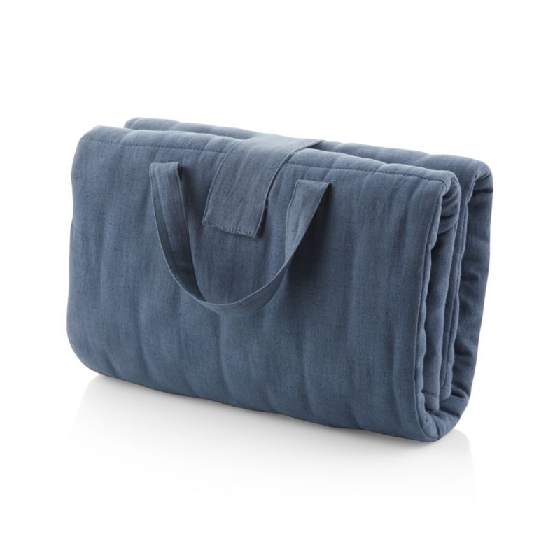 Fold and Go Navy Portable Baby Mat - image 4 of 7