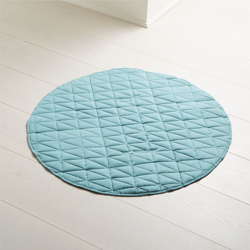 Fold and Go Teal Portable Baby Mat - image 3 of 8