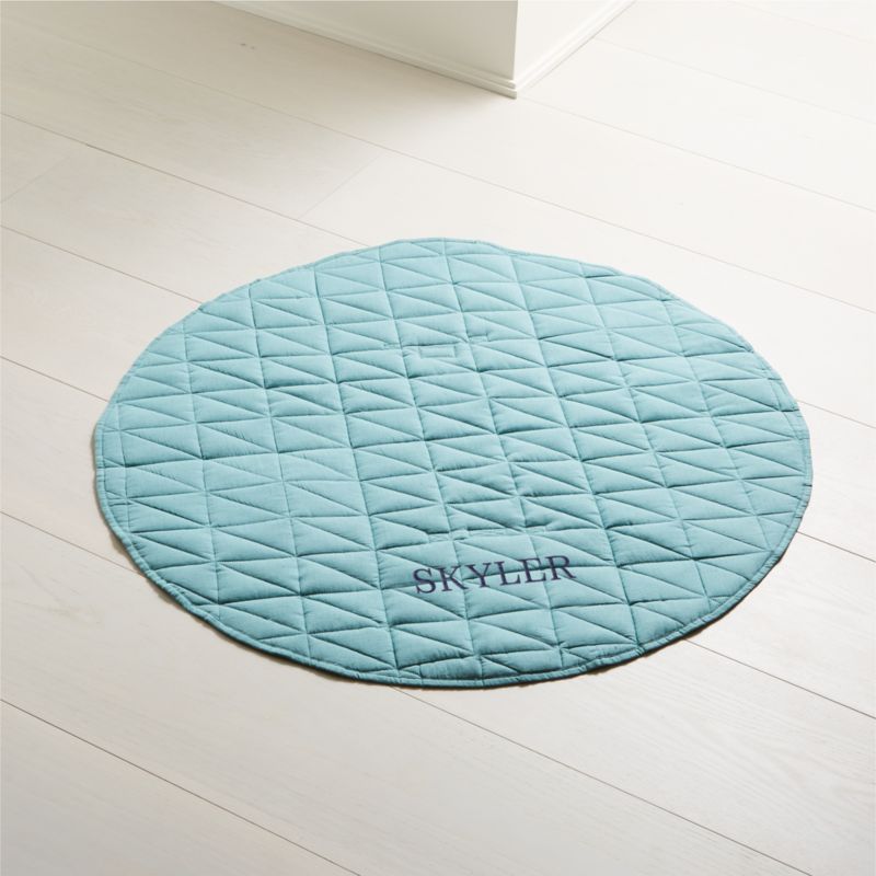 Fold and Go Teal Portable Baby Mat - image 2 of 8