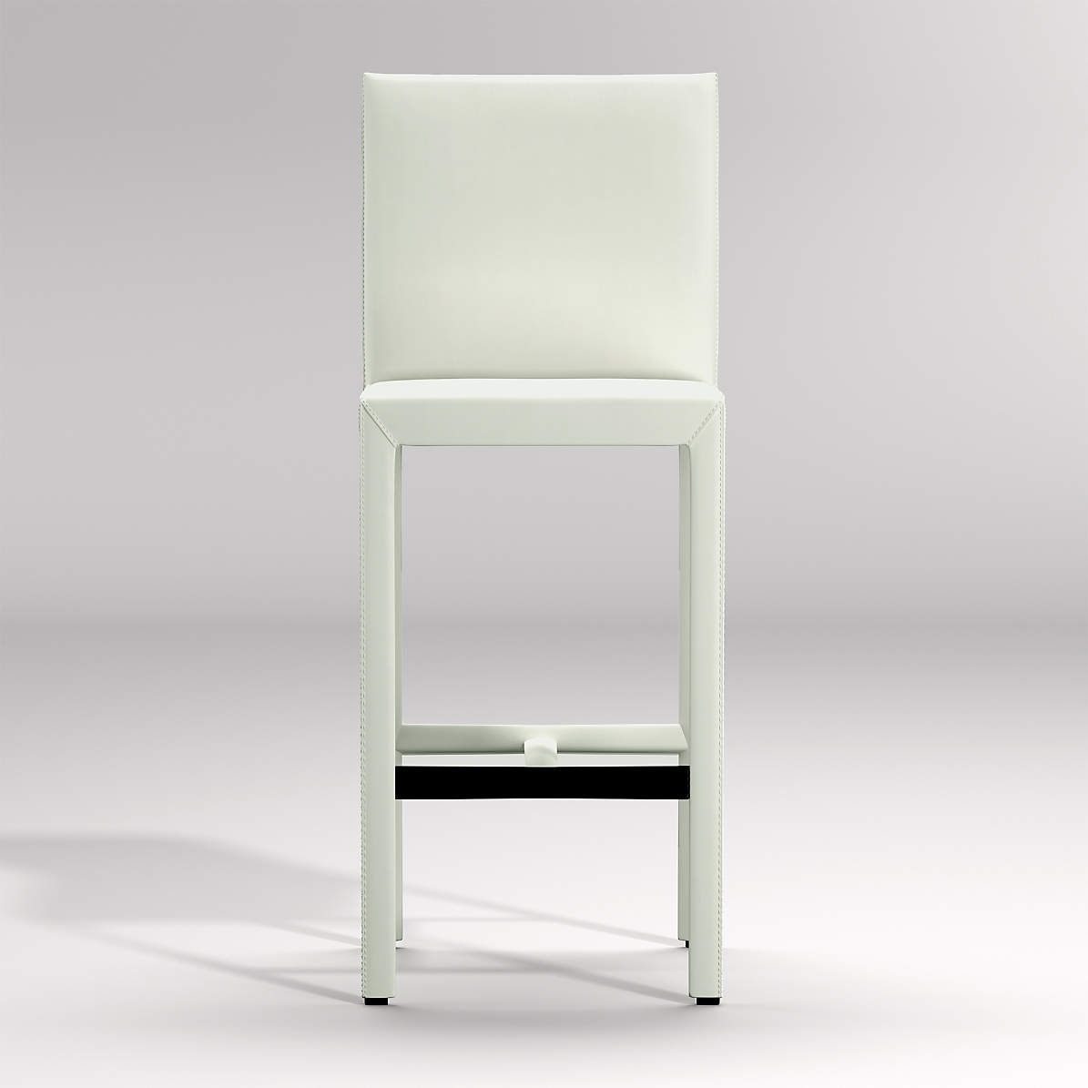 White leather 2024 counter stools