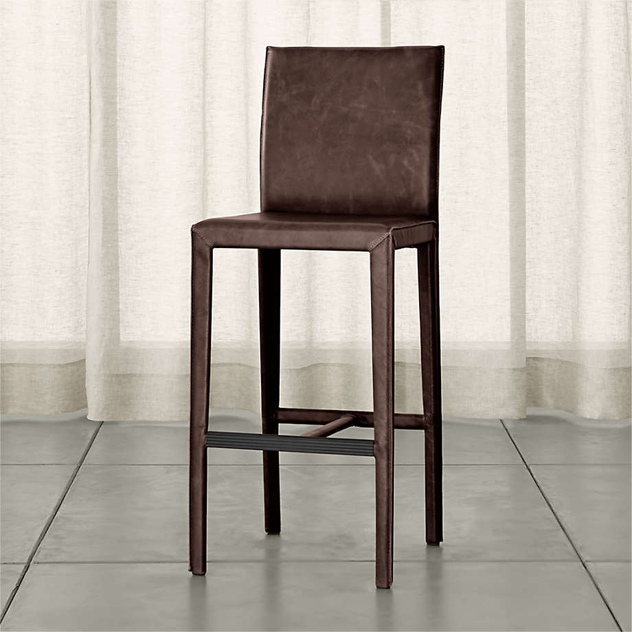 leather top bar stools