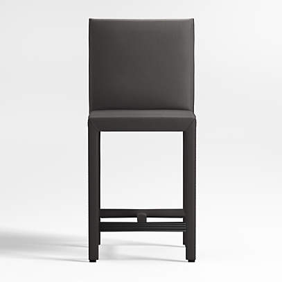 Afia woven 2025 counter stool black