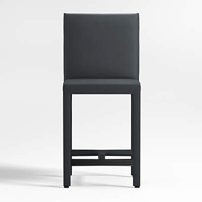 Crate and barrel leather counter 2024 stools