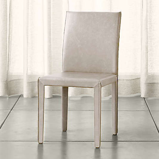 Folio Sand Top-Grain Leather Dining Chair