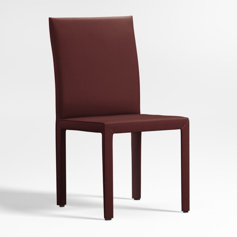 Folio Merlot Top-Grain Leather Dining Chair - image 3 of 8