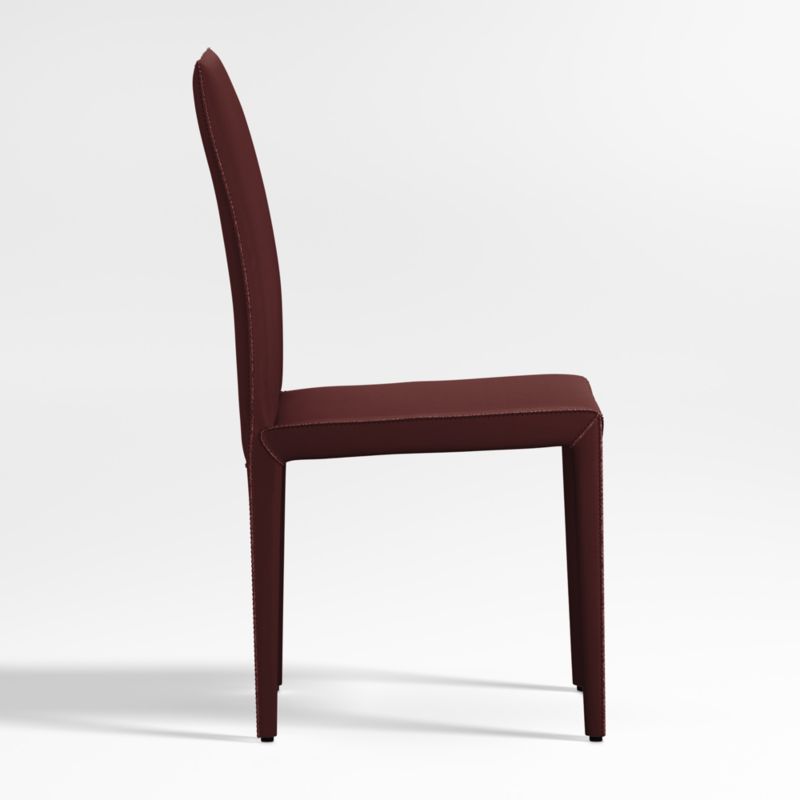 Folio Merlot Top-Grain Leather Dining Chair - image 6 of 8