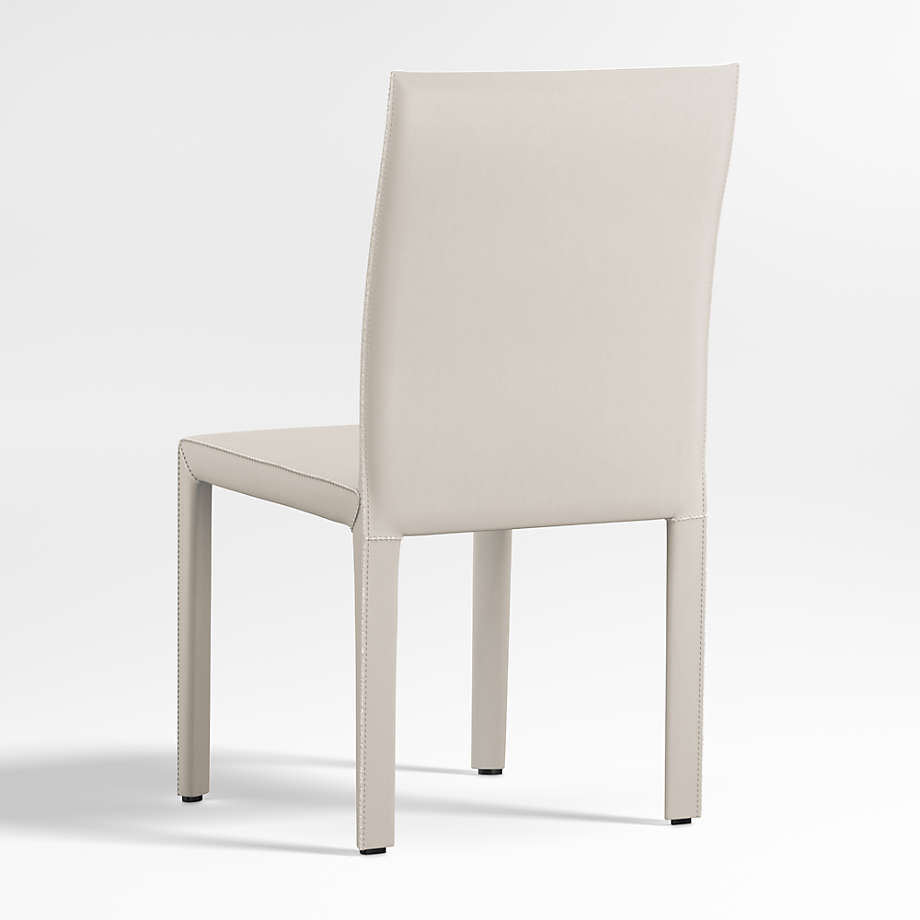 Crate&Barrel Folio Sand TopGrain Leather Dining Chair Yorkdale Mall