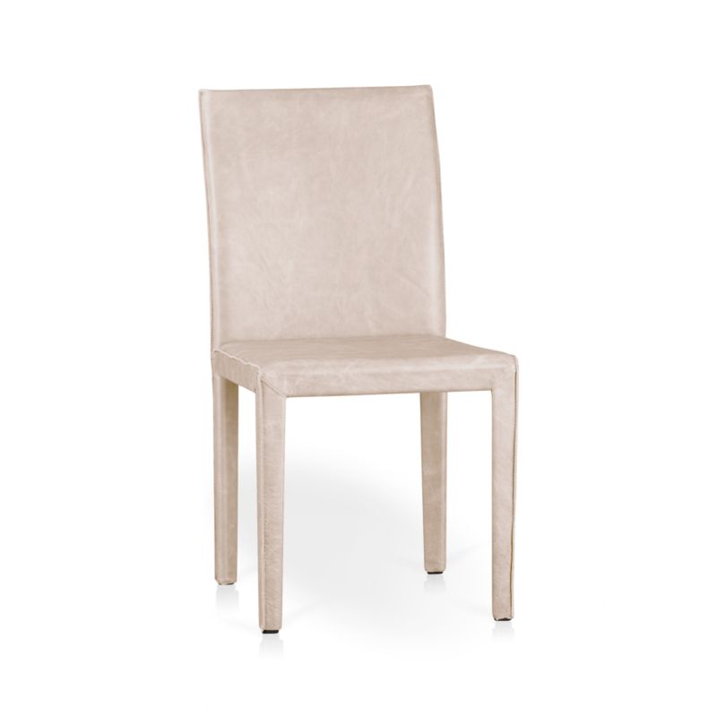 Folio Sand Top-Grain Leather Dining Chair - image 10 of 12