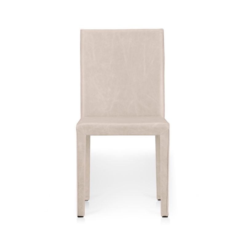 Folio Sand Top-Grain Leather Dining Chair - image 9 of 12