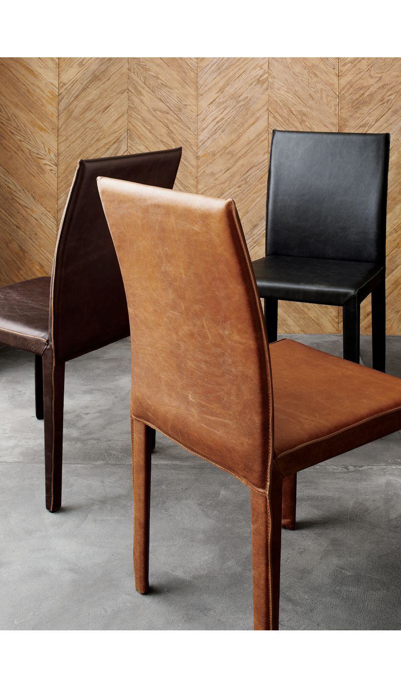 Folio Viola Top-Grain Leather Dining Chair - image 4 of 14