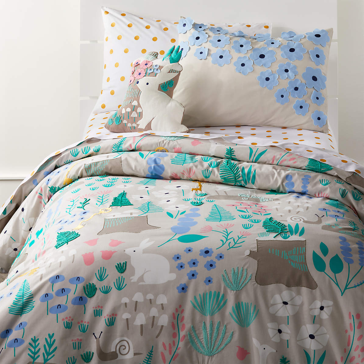 kids forest bedding