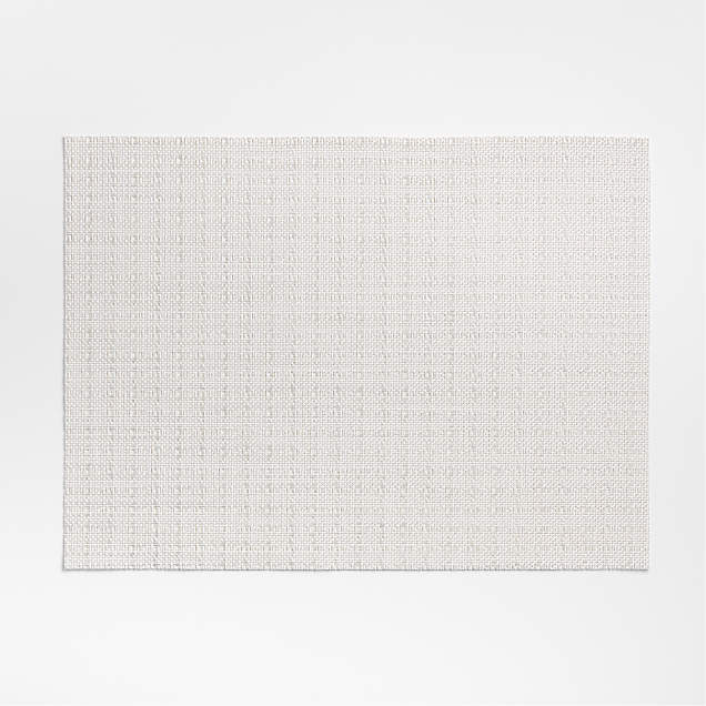 Chilewich Blue Rounded Square Crepe Placemat + Reviews Crate & Barrel