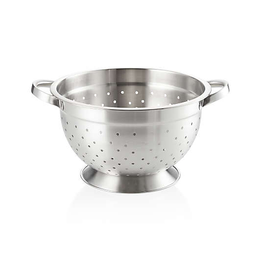 Footed Stainless Steel Colander