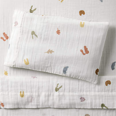 Supersoft Forest Animals Organic Cotton Toddler Sheet Set