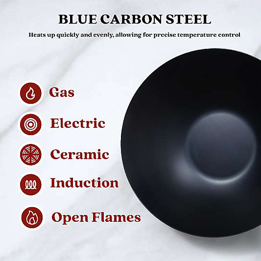 Alva Forest 12" Carbon Steel Wok