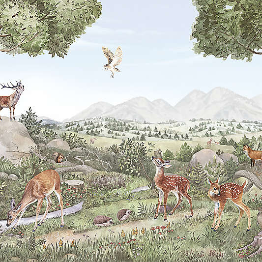 Tempaper Forest Creek Peel & Stick Wall Mural