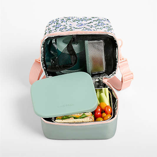 Forest Floral Green Kids Lunch Box Bundle
