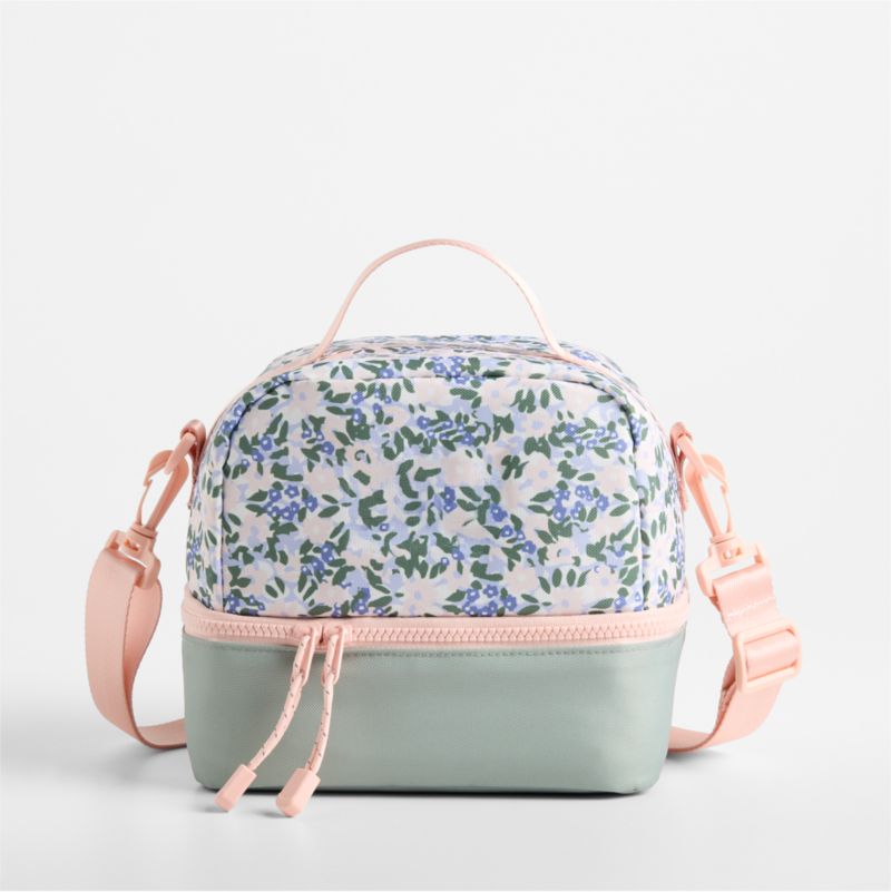 Forest Floral Green Dual Compartment Soft Insulated Kids Lunch Box - image 2 of 7