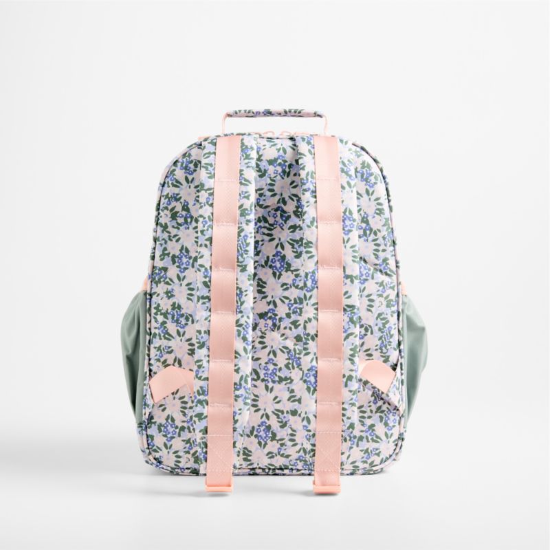 Forest Floral Green Medium Kids Backpack with Side Pockets - image 4 of 10