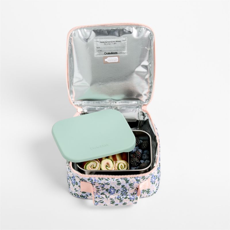 Forest Floral Green Standard Soft Insulated Kids Lunch Box - image 4 of 8