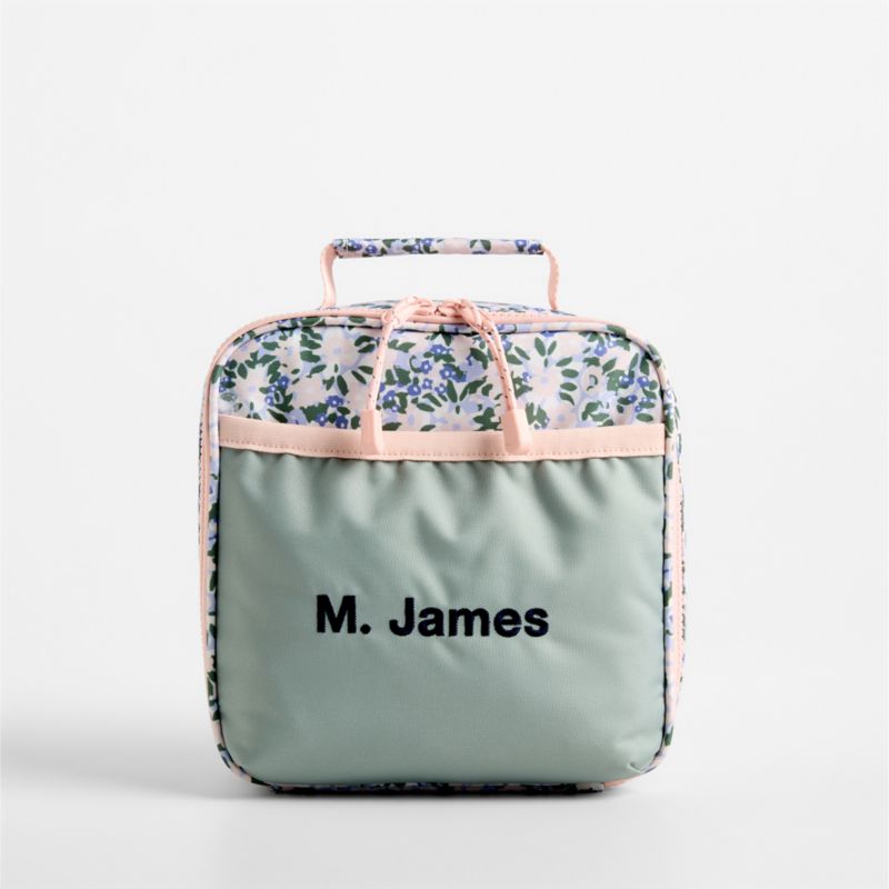 Viewing product image Forest Floral Green Standard Soft Insulated Kids Lunch Box - image 1 of 8
