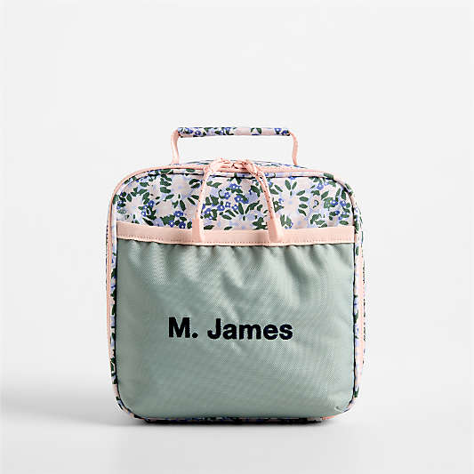 Forest Floral Green Standard Soft Insulated Kids Lunch Box
