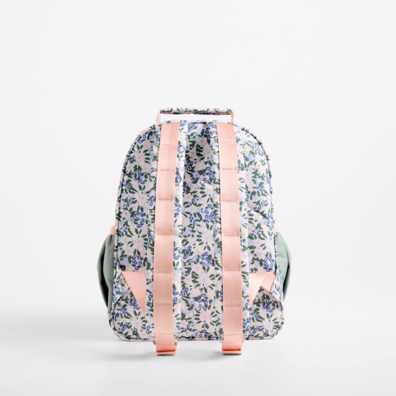 Forest Floral Green Small Kids Backpack with Side Pockets - image 4 of 7