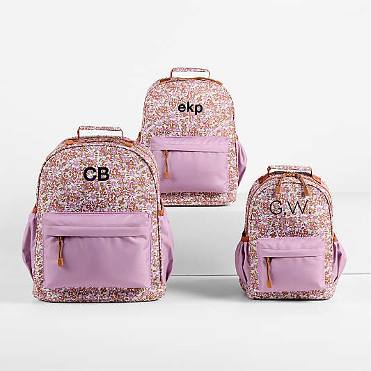 Forest Floral Pink Kids Backpacks