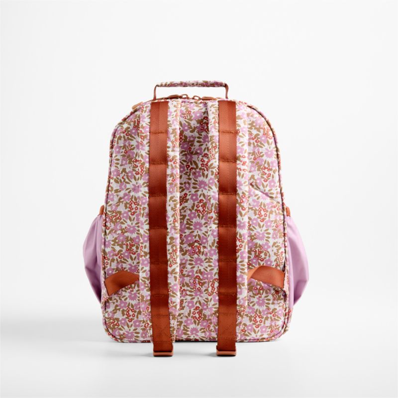 Forest Floral Pink Medium Kids Backpack with Side Pockets - image 3 of 9