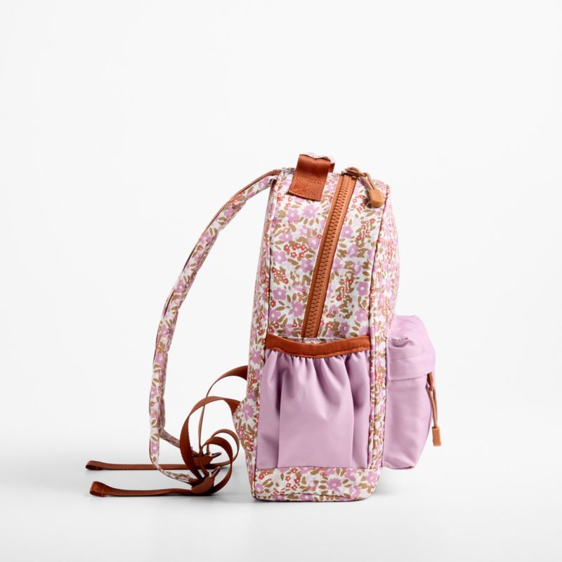 Forest Floral Pink Small Kids Backpack with Side Pockets - image 2 of 8