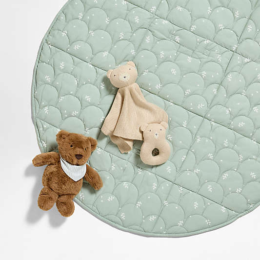 Bear Knit Lovey and Rattle Gift Set