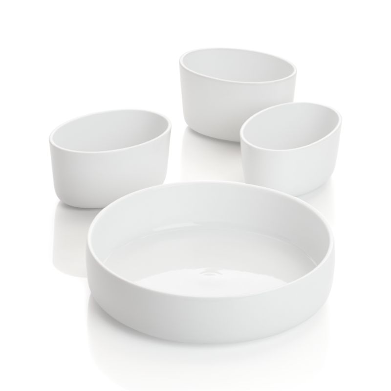 4-Piece Form Server + Reviews | Crate & Barrel