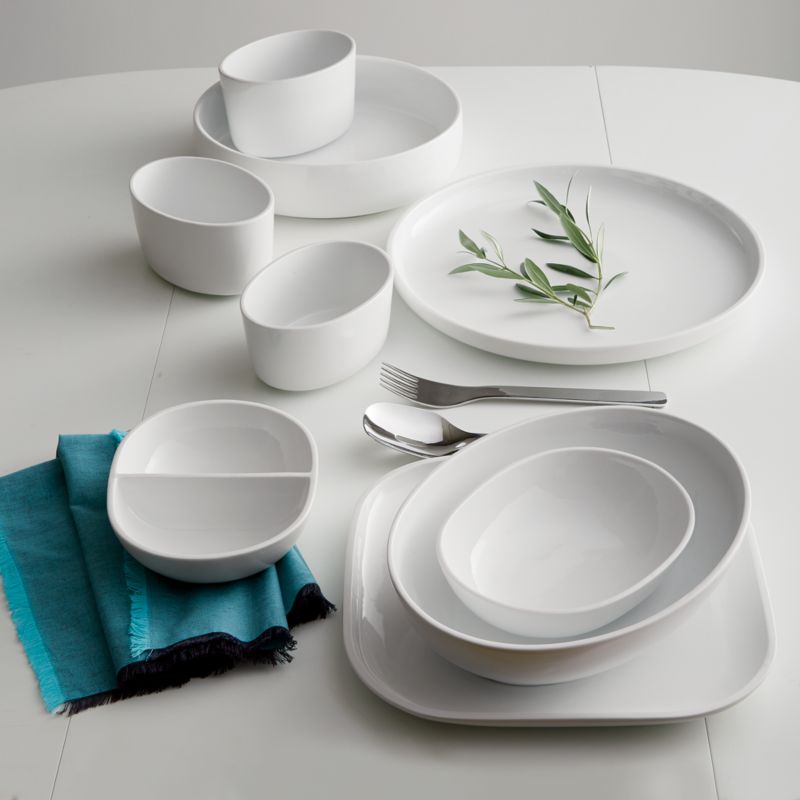 Round White Platter - image 2 of 12