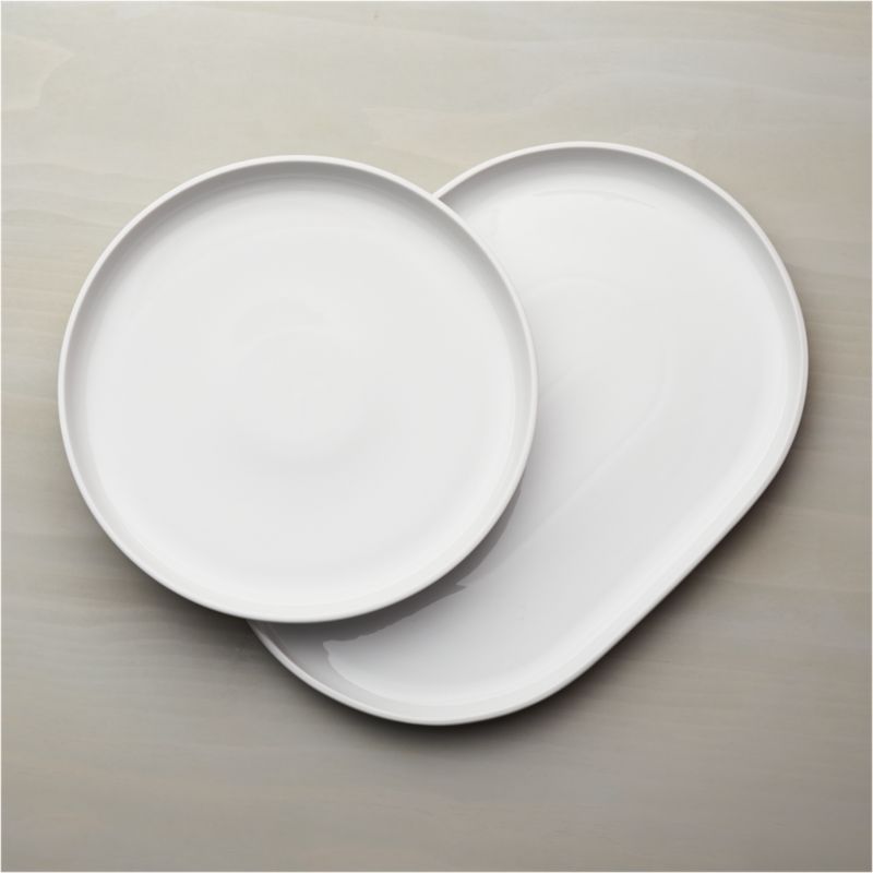 Round White Platter - image 5 of 12