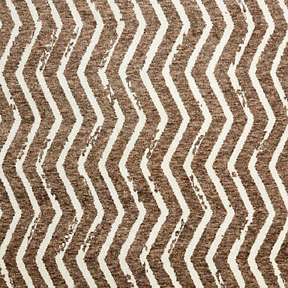 Formentera Wool Hand-Knotted Brown Rug Swatch 12"x18"