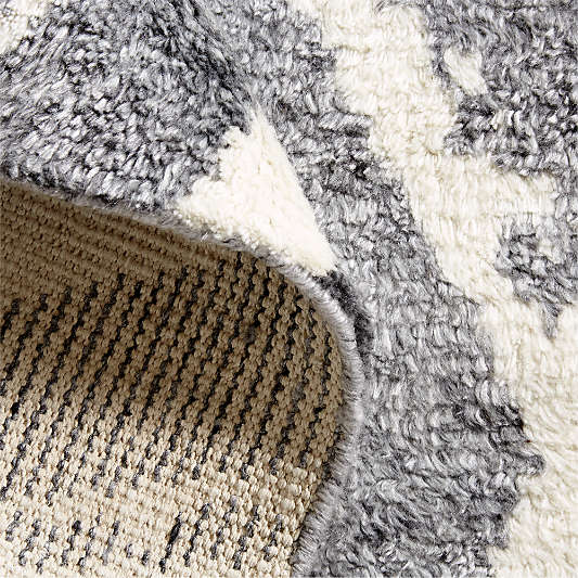 Formentera Wool Hand-Knotted Grey Area Rug