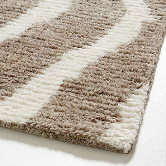 Formentera Wool Hand-Knotted Ivory Area Rug 9'x12'