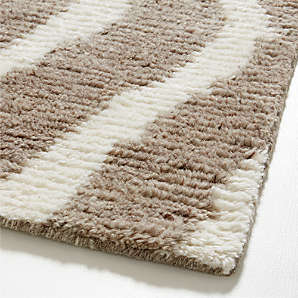 Basel Wool Hand-Knotted Beige Area Rug 8'x10