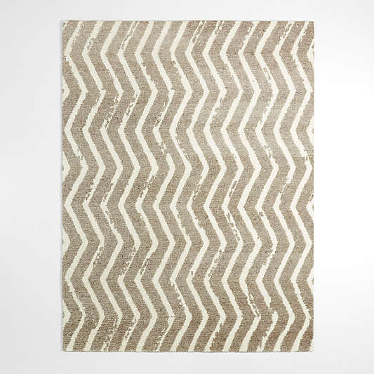 Formentera Wool Hand-Knotted Ivory Area Rug 9'x12'