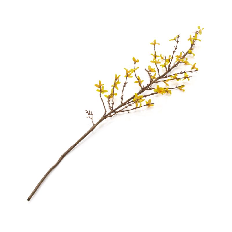 Faux Forsythia Flower Stem 50" - image 4 of 5