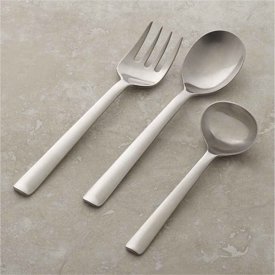 Foster 3Piece Serving Set by Robert Welch + Reviews Crate & Barrel