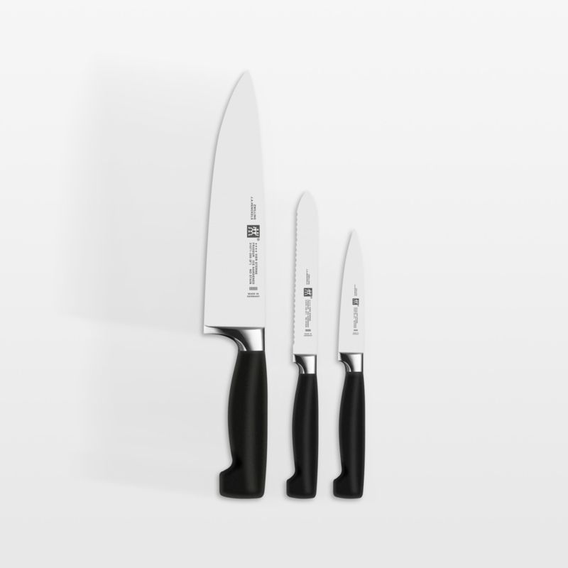 ZWILLING Four Star 3-Piece Starter Knife Set + Reviews | Crate & Barrel