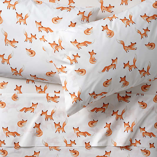 Organic Fox Full Sheet Set