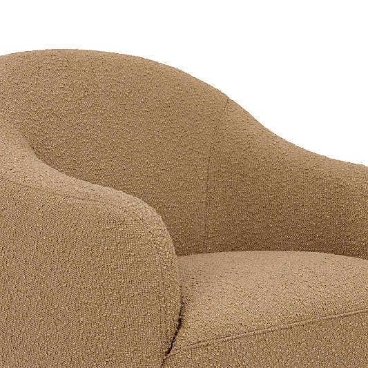 Babyletto Foy Sand Boucle Nursery Glider